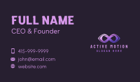 Purple Startup Loop Business Card Image Preview