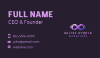 Purple Startup Loop Business Card