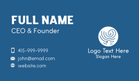 Current Business Card example 3