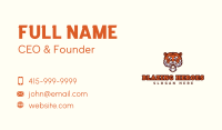 Wild Tiger Animal Business Card Image Preview