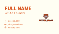 Wild Tiger Animal Business Card Image Preview