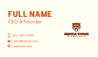 Wild Tiger Animal Business Card Image Preview