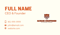 Wild Tiger Animal Business Card Image Preview