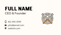 Chisel Wood Carpentry Business Card
