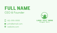 Watering Can Gardening Tool Business Card Design
