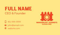 Division Business Card example 1