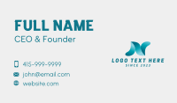 Digital Tech Letter N Business Card Design