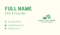 Gardening Equipment Lawn Mower Business Card