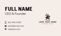 Spartan Warrior Knight Business Card