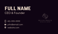 Fashion Floral Boutique Business Card Design