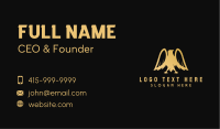 Golden Deluxe Eagle Business Card