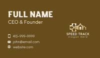 Gold House Key Business Card