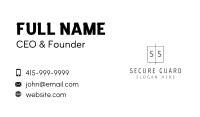 Publishing Lettermark Book Business Card