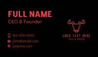 Butcher Business Card example 1