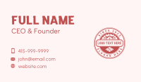 Lumber Mill House Carpentry Business Card