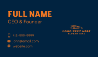 Auto Car Racer Business Card