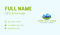 Lawn Mower Landscape Business Card Design