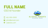 Lawn Mower Landscape Business Card Image Preview