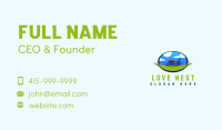 Lawn Mower Landscape Business Card Image Preview