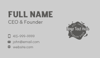 Urban Graffiti Wordmark  Business Card Design