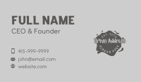 Urban Graffiti Wordmark  Business Card Image Preview