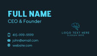 Cyan Business Card example 4