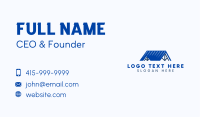 Roofing Construction Contractor Business Card