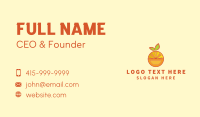 Orange Fruit Puzzle Business Card