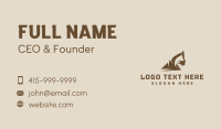 Industrial Mountain Excavator Business Card