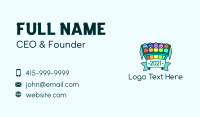 Crayon Box Banner Business Card