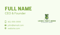 Shovel Greenhouse Plant Business Card