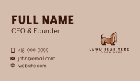 Pet Dog Leash Business Card