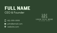 Yard Fence Landscaping Business Card