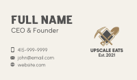 Gardening Rake Shovel Business Card Image Preview