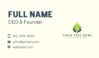 Arborist Leaf Garden Business Card Design