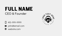 Rockstar Skull Headset Business Card