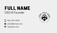 Rockstar Skull Headset Business Card Design