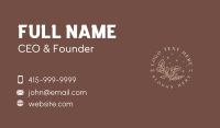 Philippine Botanical Flower Business Card