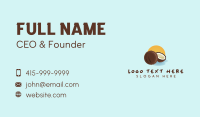 Coconut Shell Business Card example 3