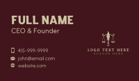 Libra Business Card example 1
