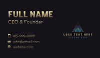 Tech Developer Pyramid Business Card