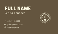 Yard Gardening Shovel Business Card