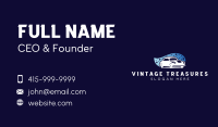 Vintage Car Wash Business Card Image Preview