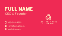 Generic Curvy Symbol Business Card