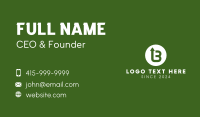 Directional Business Card example 3