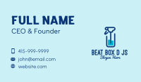 Disinfection Spray Bottle  Business Card