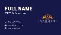 Stallion Horse Equestrian Business Card Design