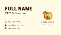 Tropical Lime Beach Business Card