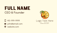 Tropical Lime Beach Business Card Design