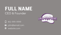 Pop Culture Business Card example 1